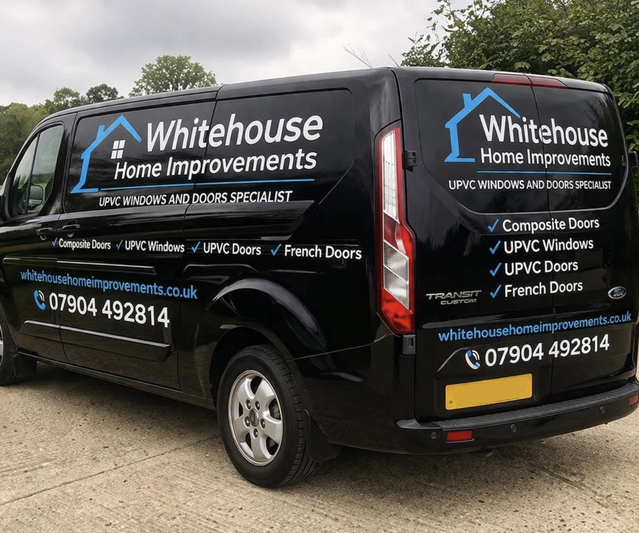 Whitehouse Home Improvements van — UPVC windows and doors specialist